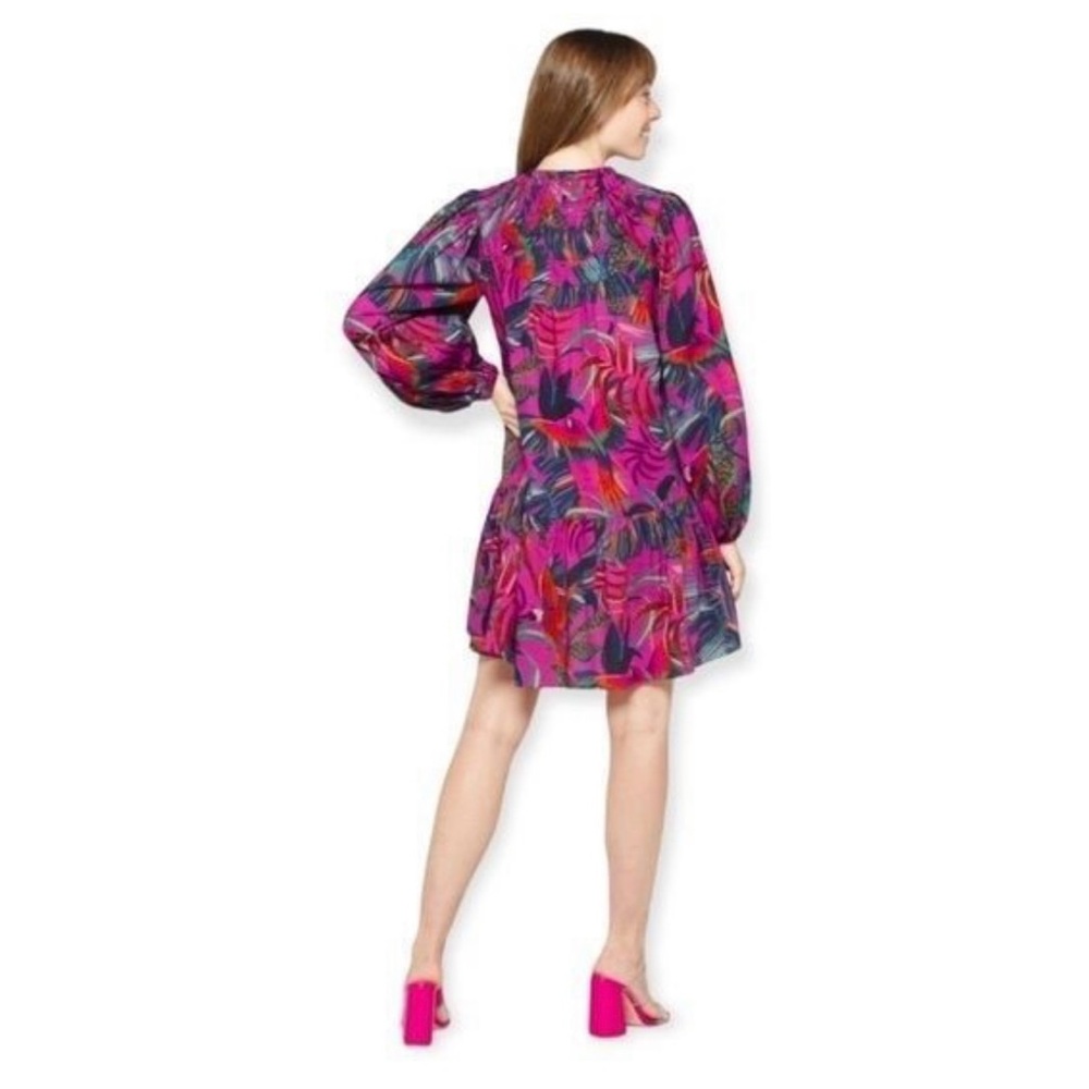 Farm Rio Rainbow Macaw Minidress / Size M / NWT - Picture 10 of 10